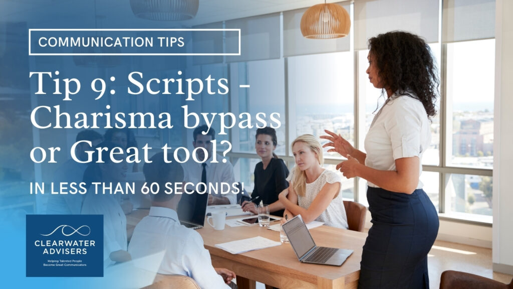 Tip 9:  Scripts - Charisma Bypass or Great Tool?